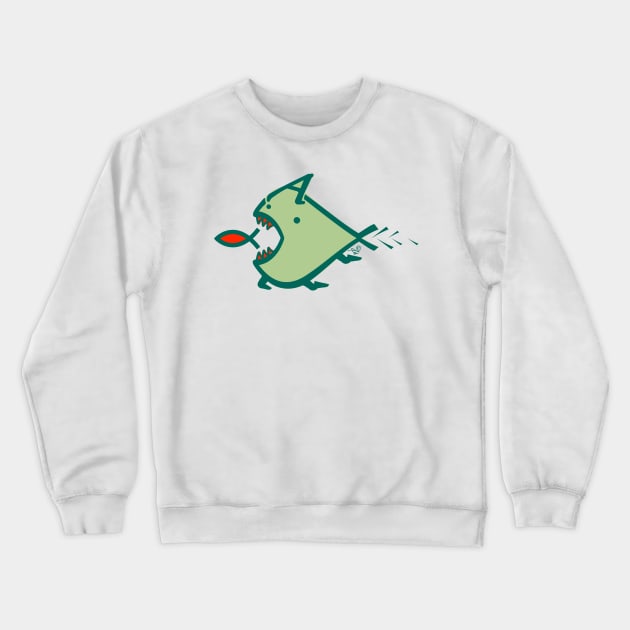 Atheist Ichthys Crewneck Sweatshirt by TaizTeez